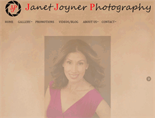 Tablet Screenshot of janetjoyner.com